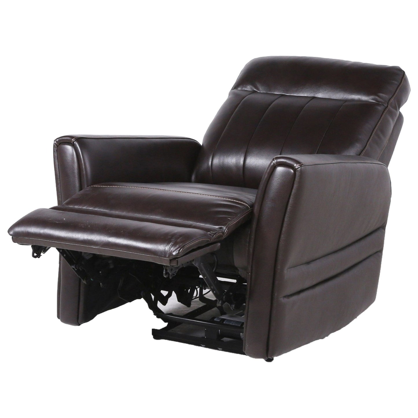 COACHELLA BROWN LEATHER MOTION DUAL POWER RECLINER (Closeout)