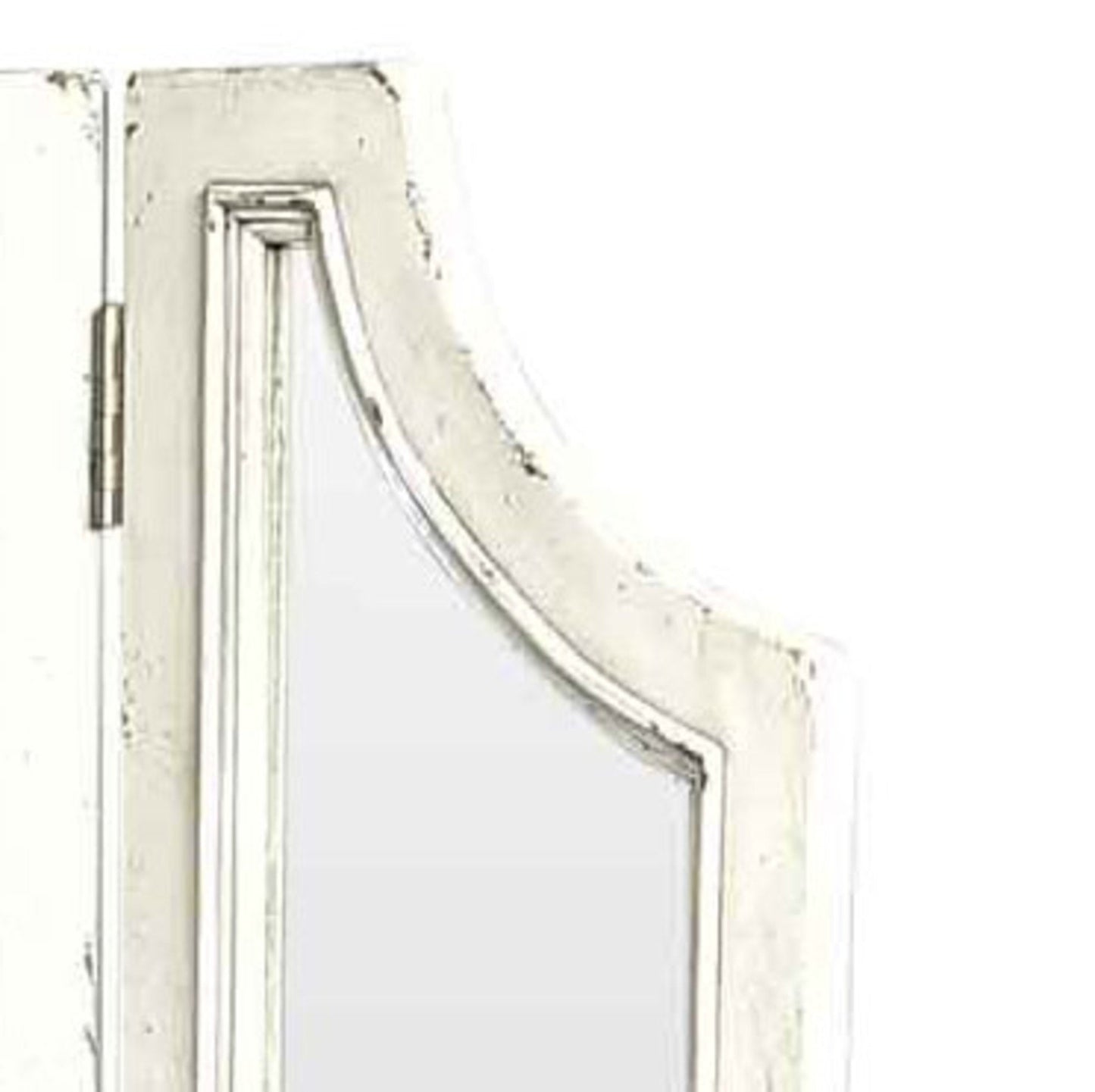Highland Park Cathedral White Vanity Mirror