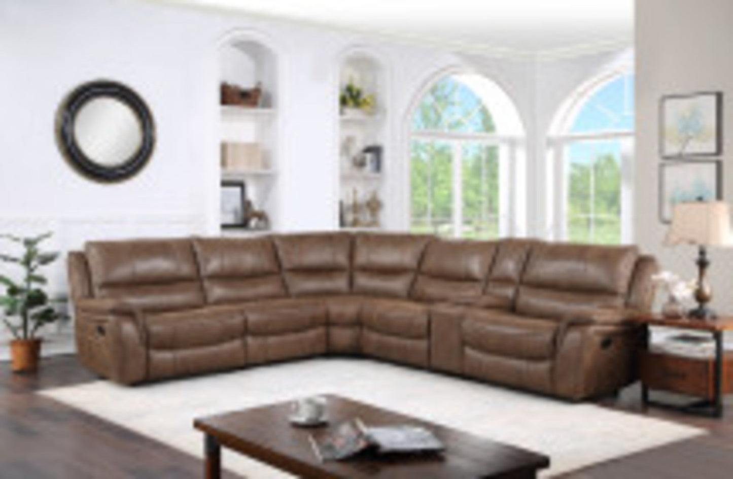 Lehi 6PC Manual Reclining Sectional