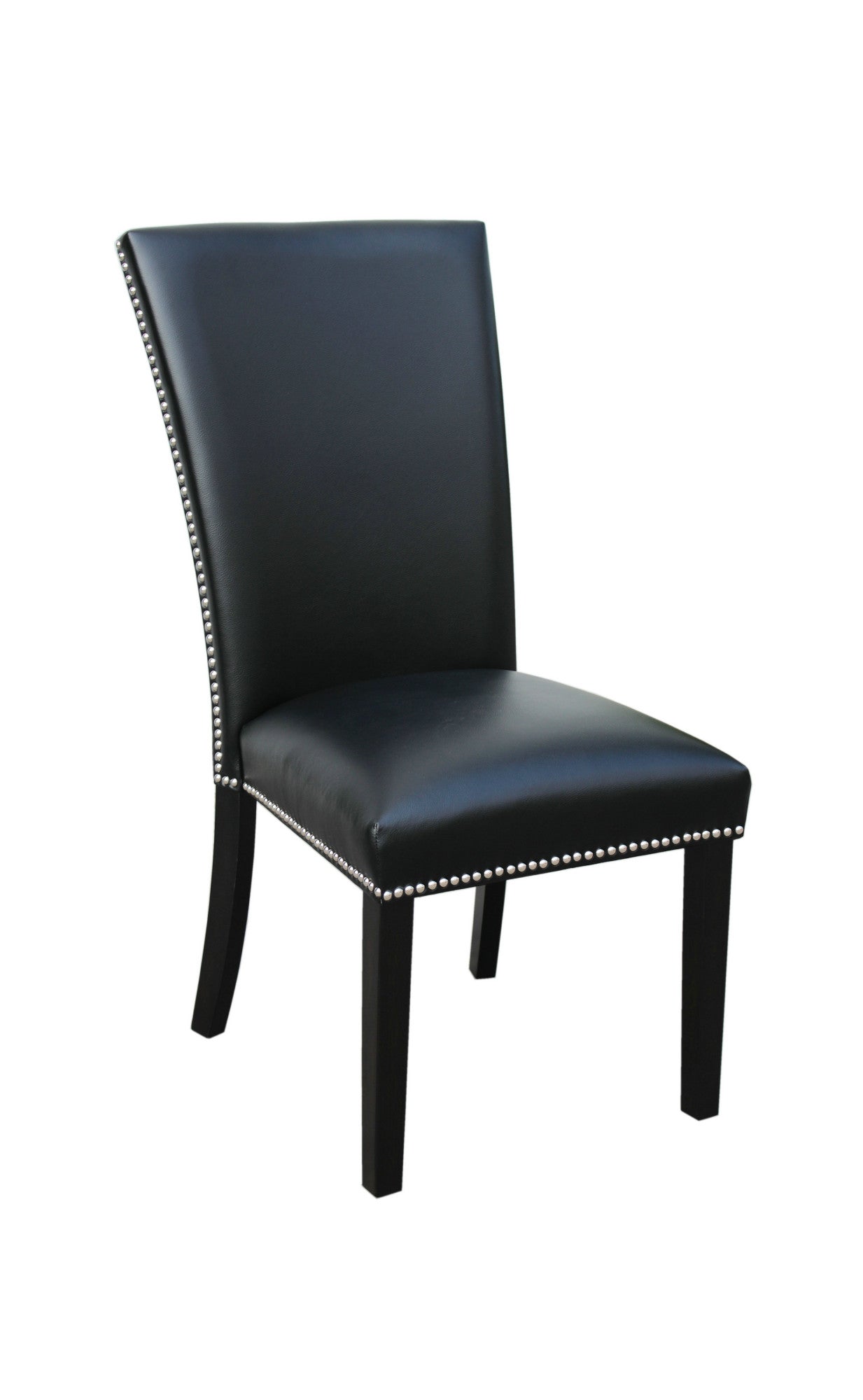Camila Black PU Dining chair