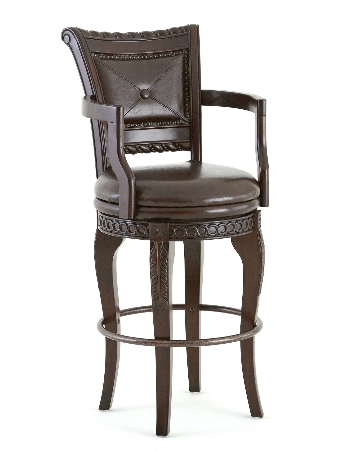Antoinette PU Swivel Bar Chair
