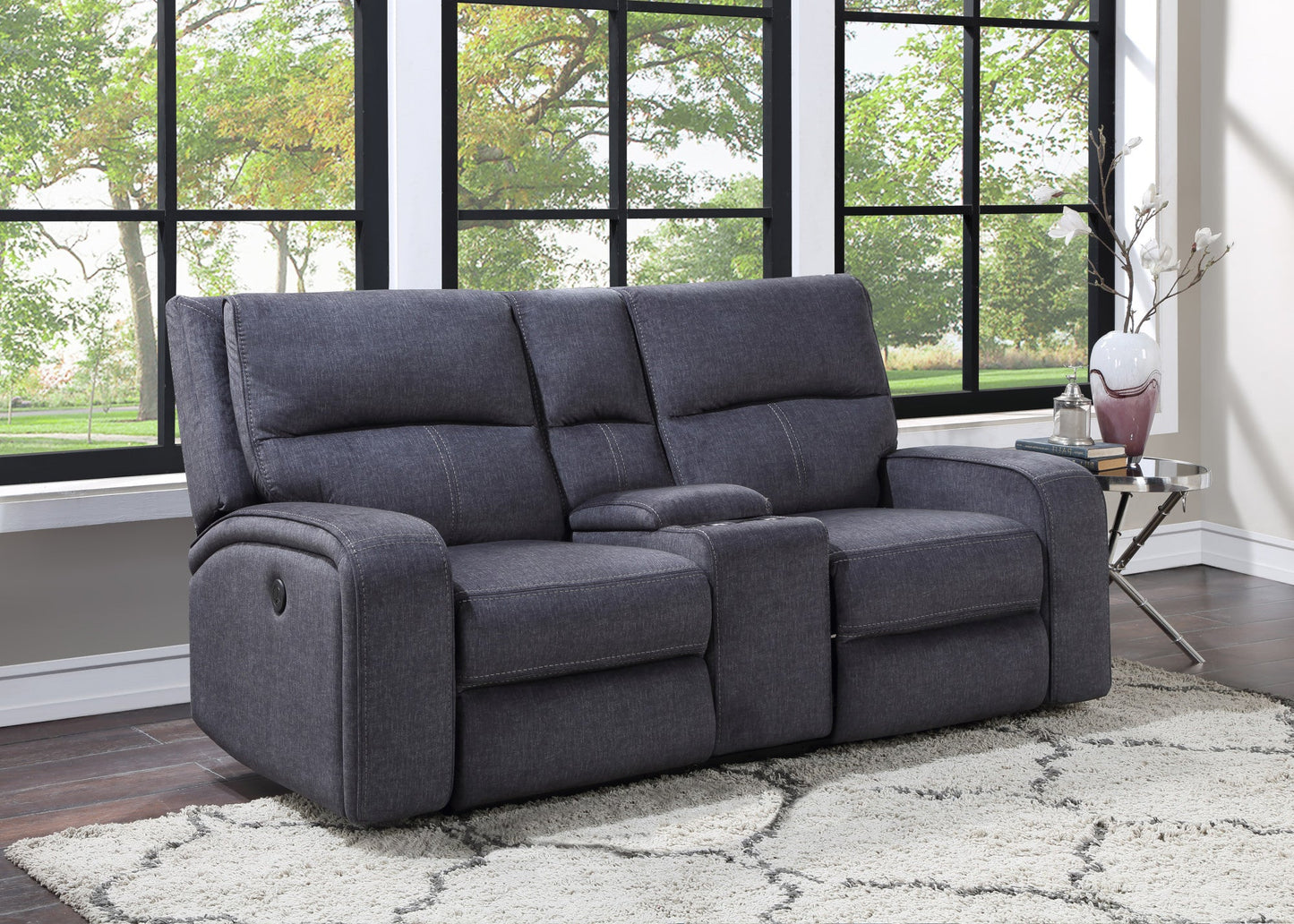 Lovell Power Console Loveseat