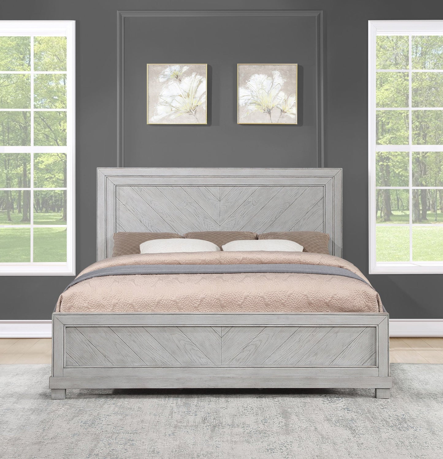 Montana Gray Queen Headboard
