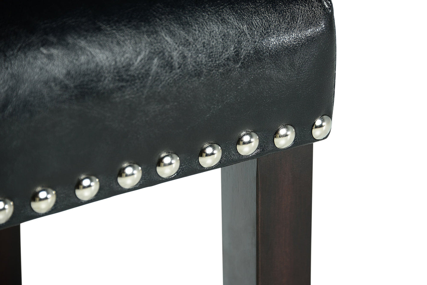 Westby Black PU Side Chair w/