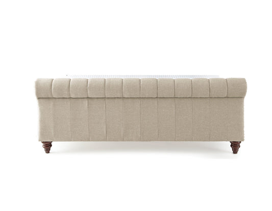 Swanson Queen Sand Upholstered