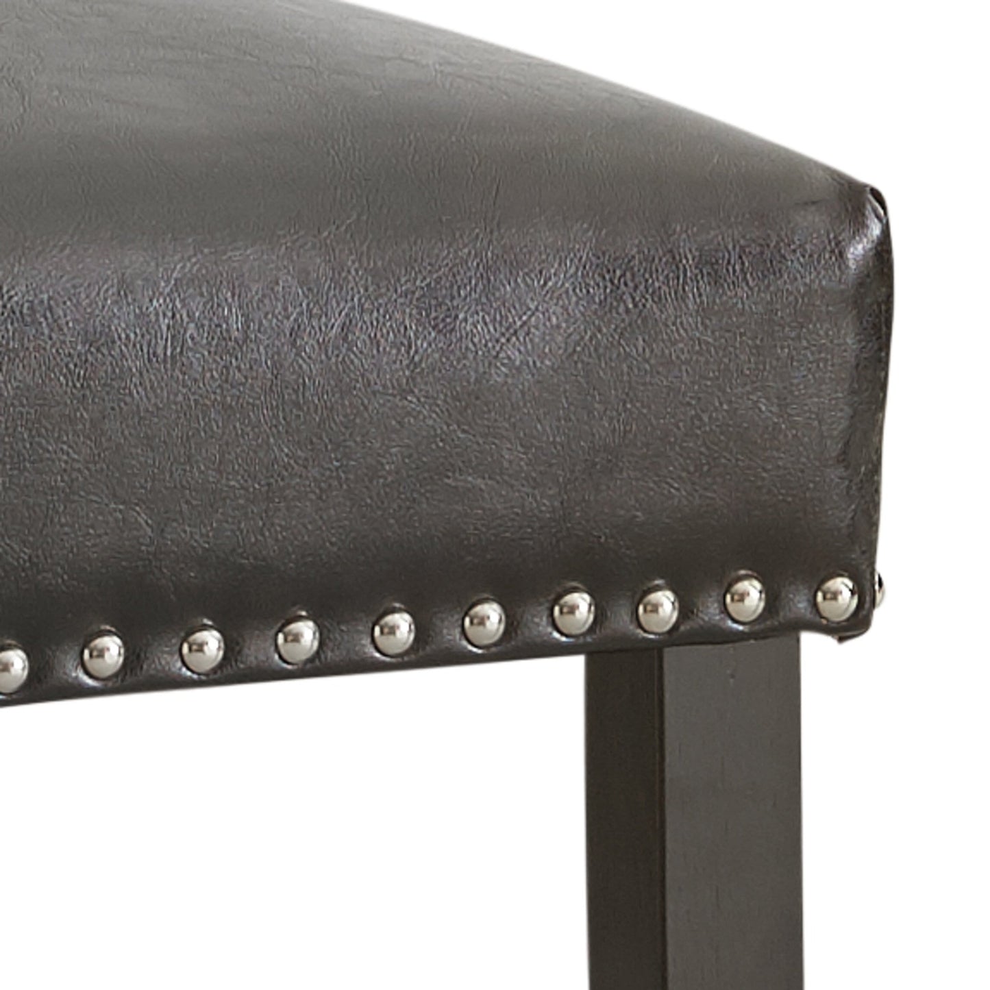 Verano Gray PU Side Chair