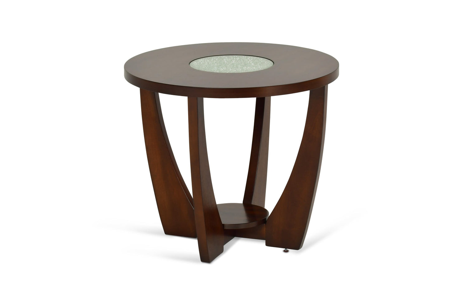 Rafael End Table w/CrackedGlass