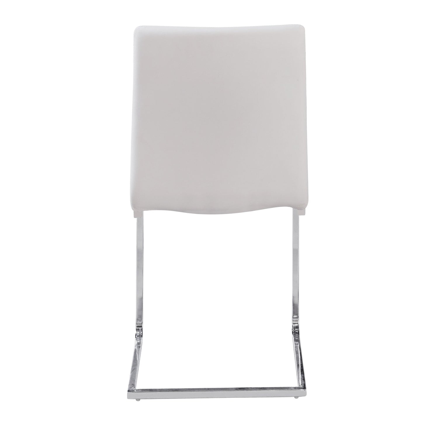 Escondido White PU Side Chair