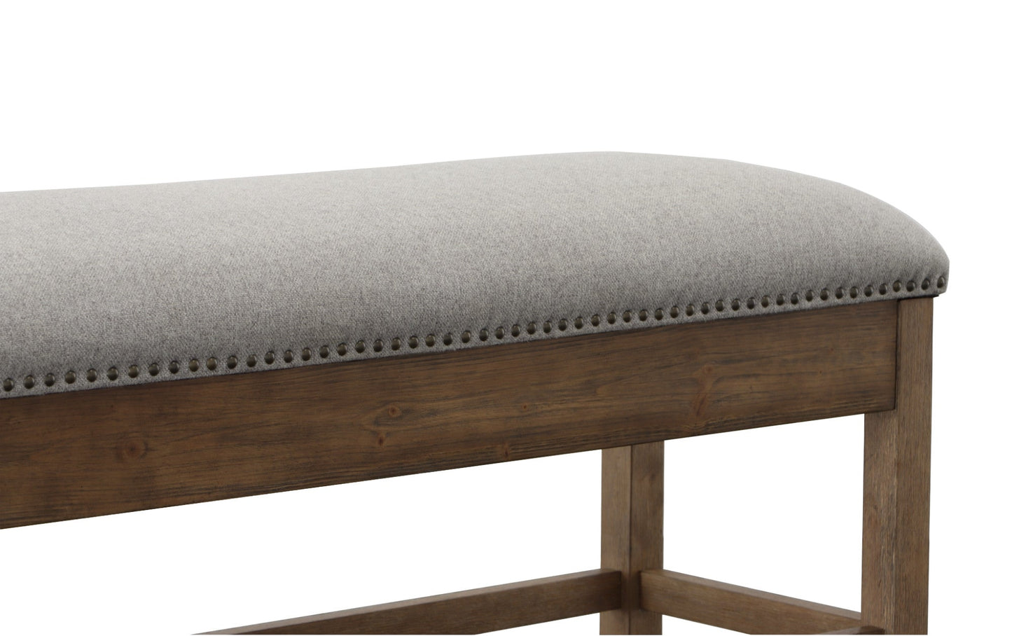 Grayson Counter Storage Bench w/Nailhead