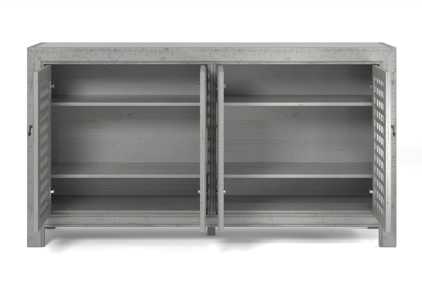 Rio 4 Door Accent Cabinet Grey