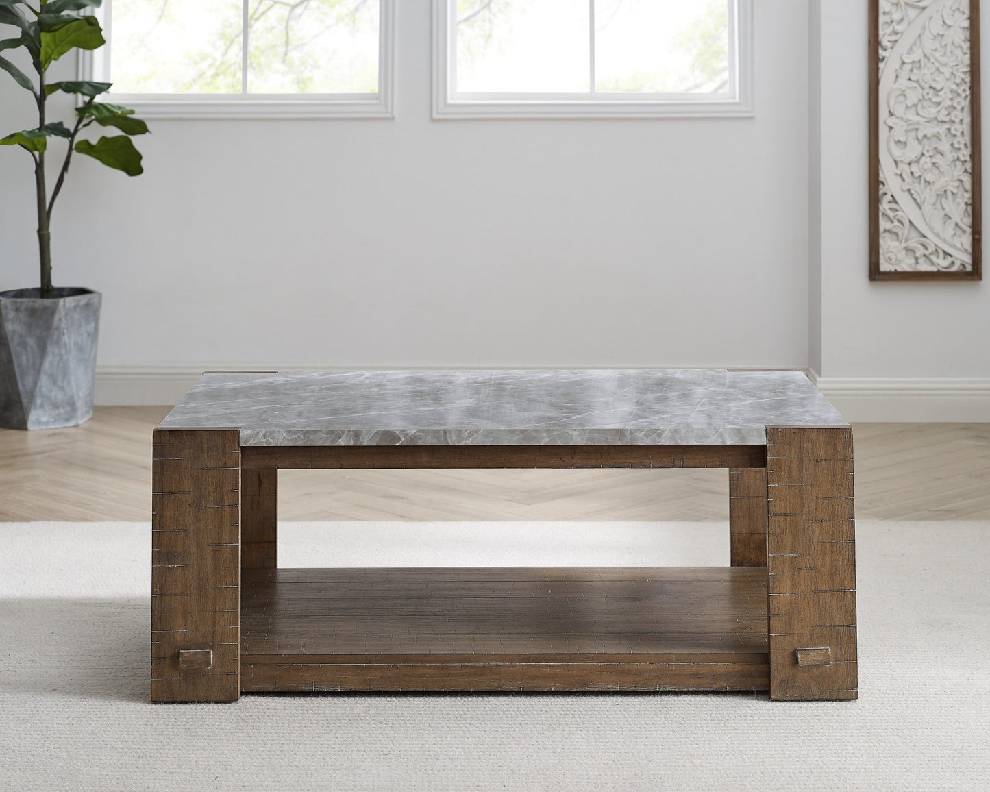 Libby Sintered Stone Cocktail Tbl w/Cast