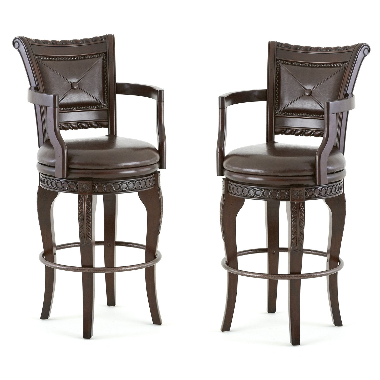Antoinette PU Swivel Bar Chair