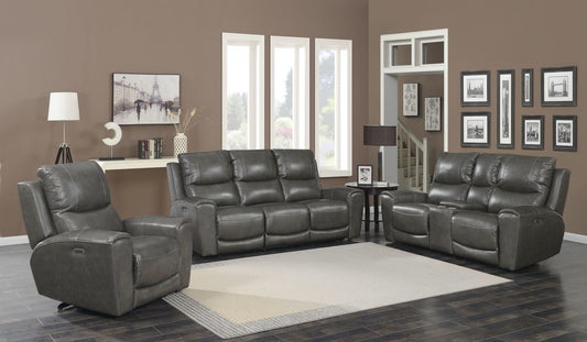 Laurel Power Reclining Grey 3pc