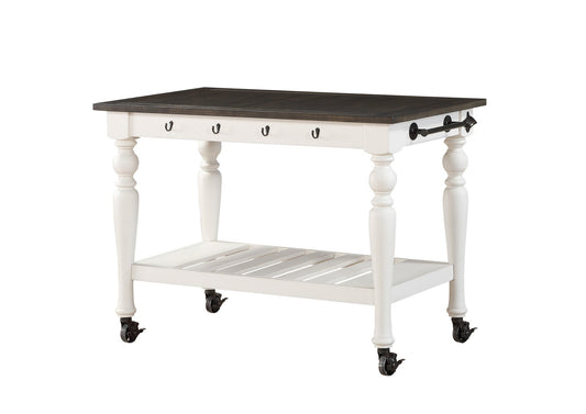 Joanna Two Tone Kitchen Cart
