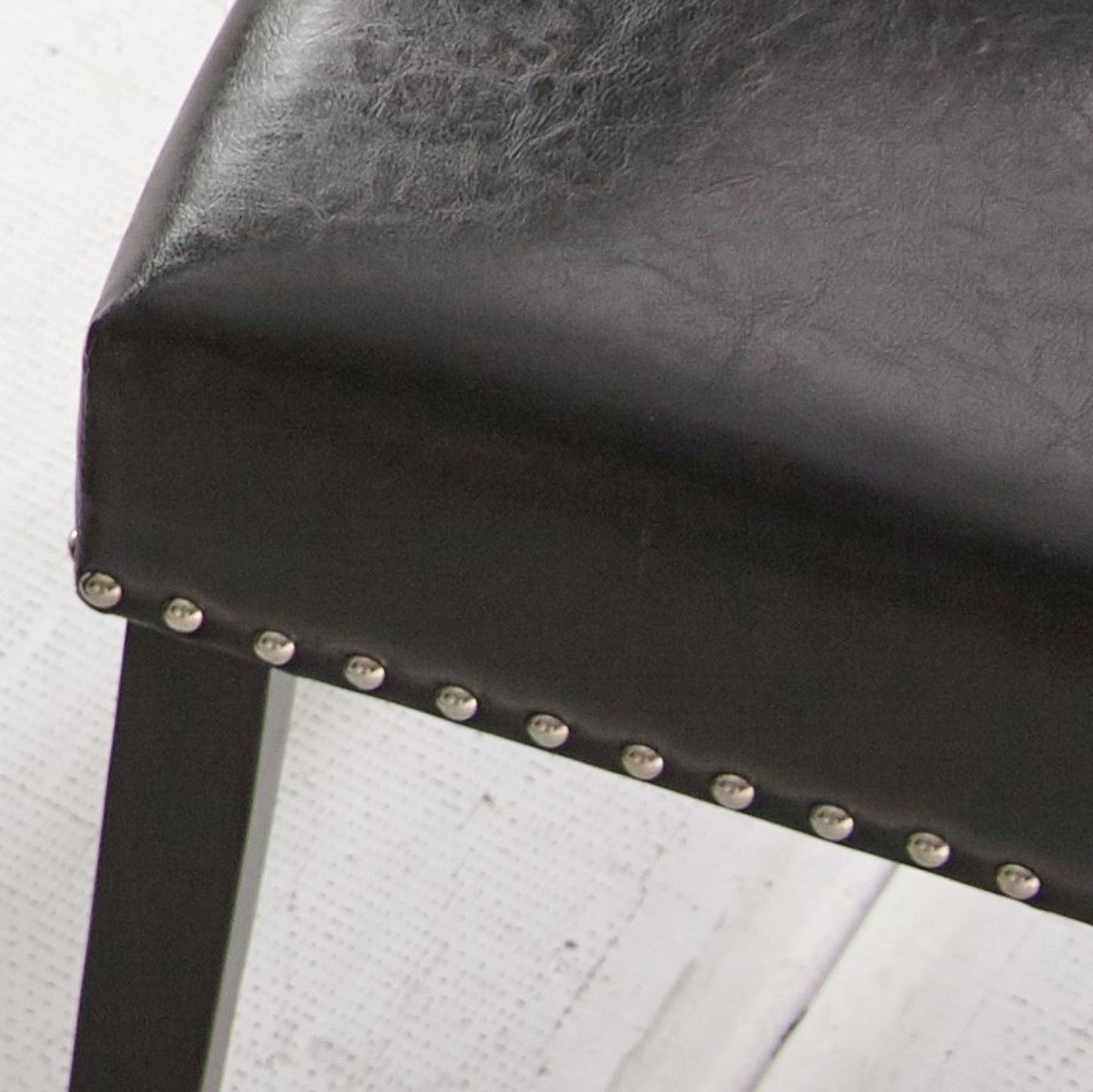 Verano Black PU Side Chair