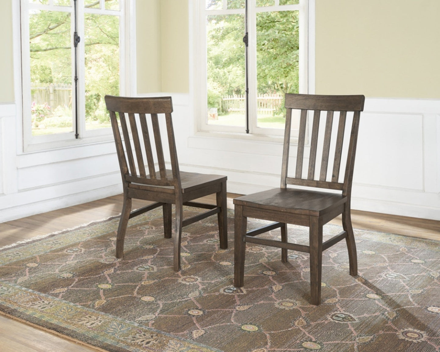 Cayla Side Chair Dark Oak