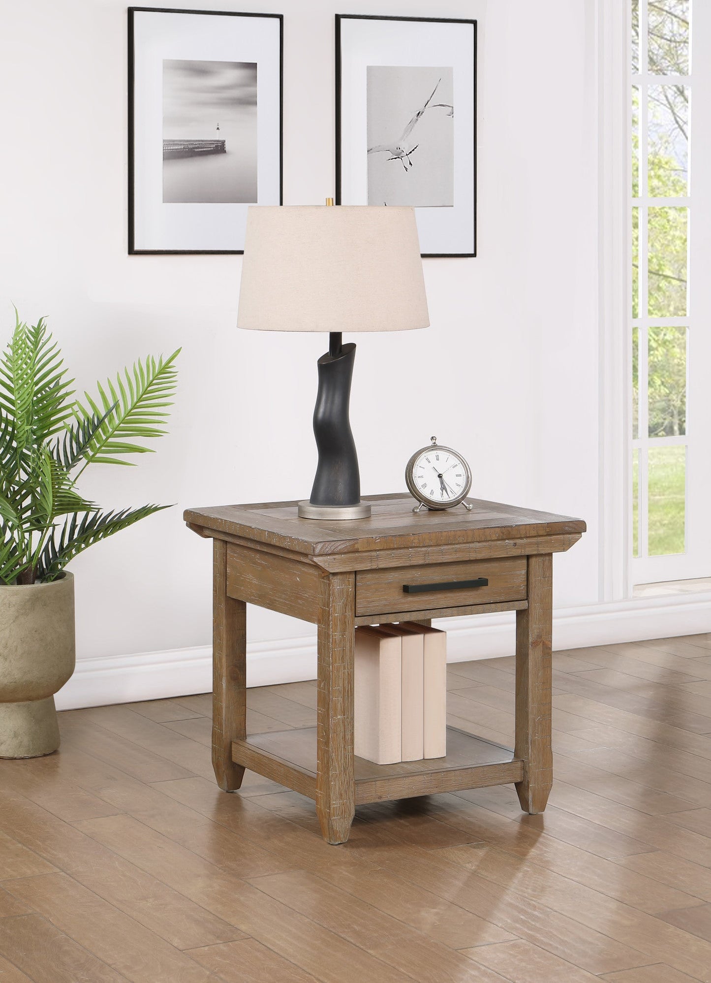Riverdale Driftwood End Table