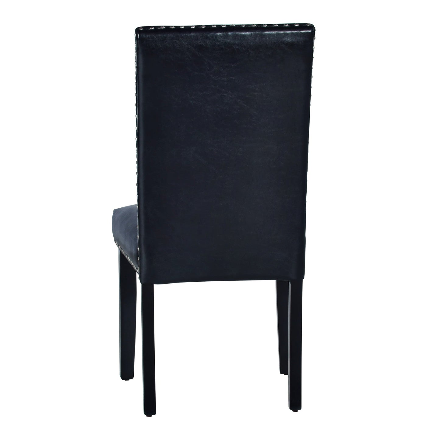 Verano Black PU Side Chair