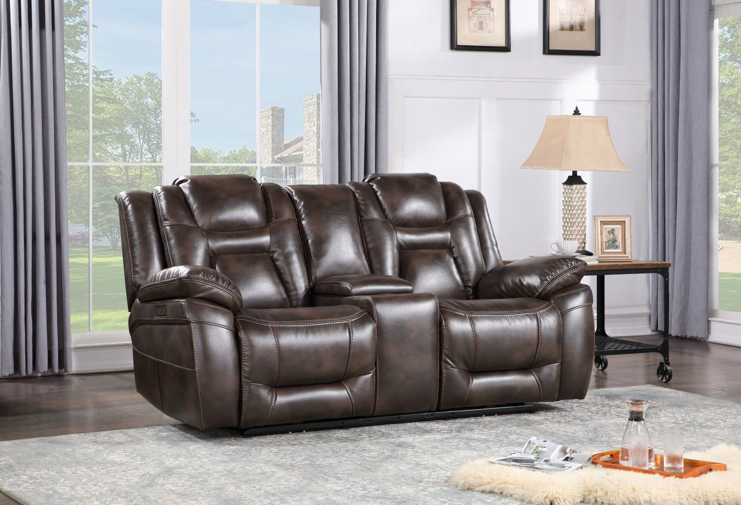 Oportuna P/P Console Loveseat