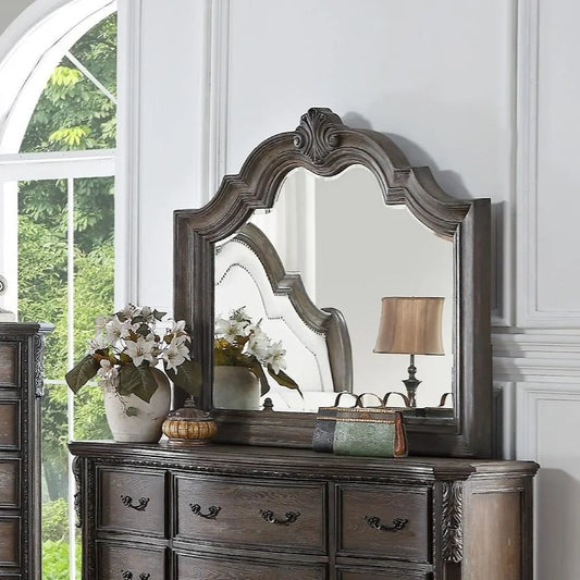 SHEFFIELD ANTIQUE GREY DRESSER TOP