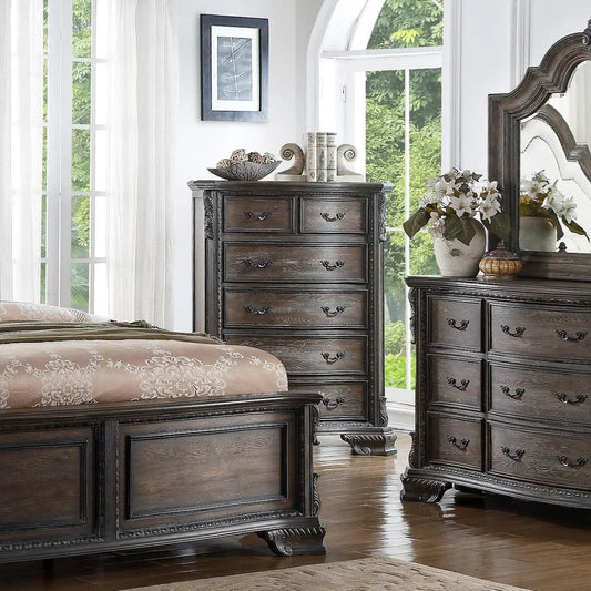 SHEFFIELD ANTIQUE GREY CHEST
