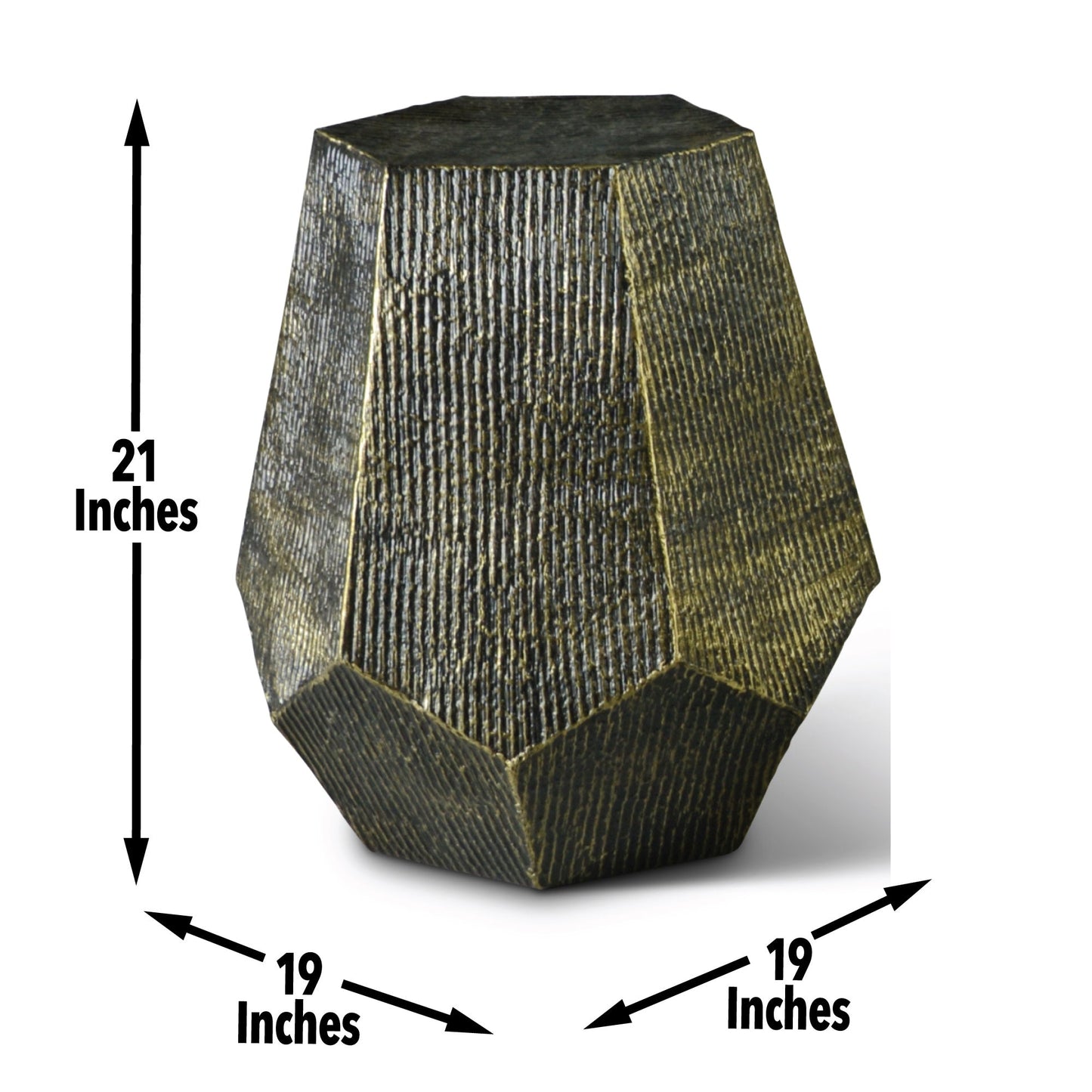 Donato Hexagon End Table