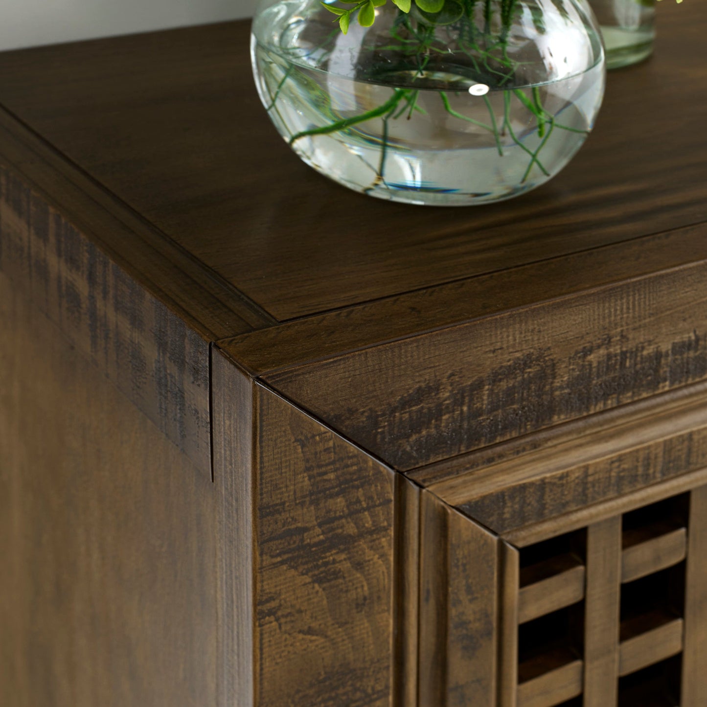 Rio 4 Door Accent Cabinet Mocha