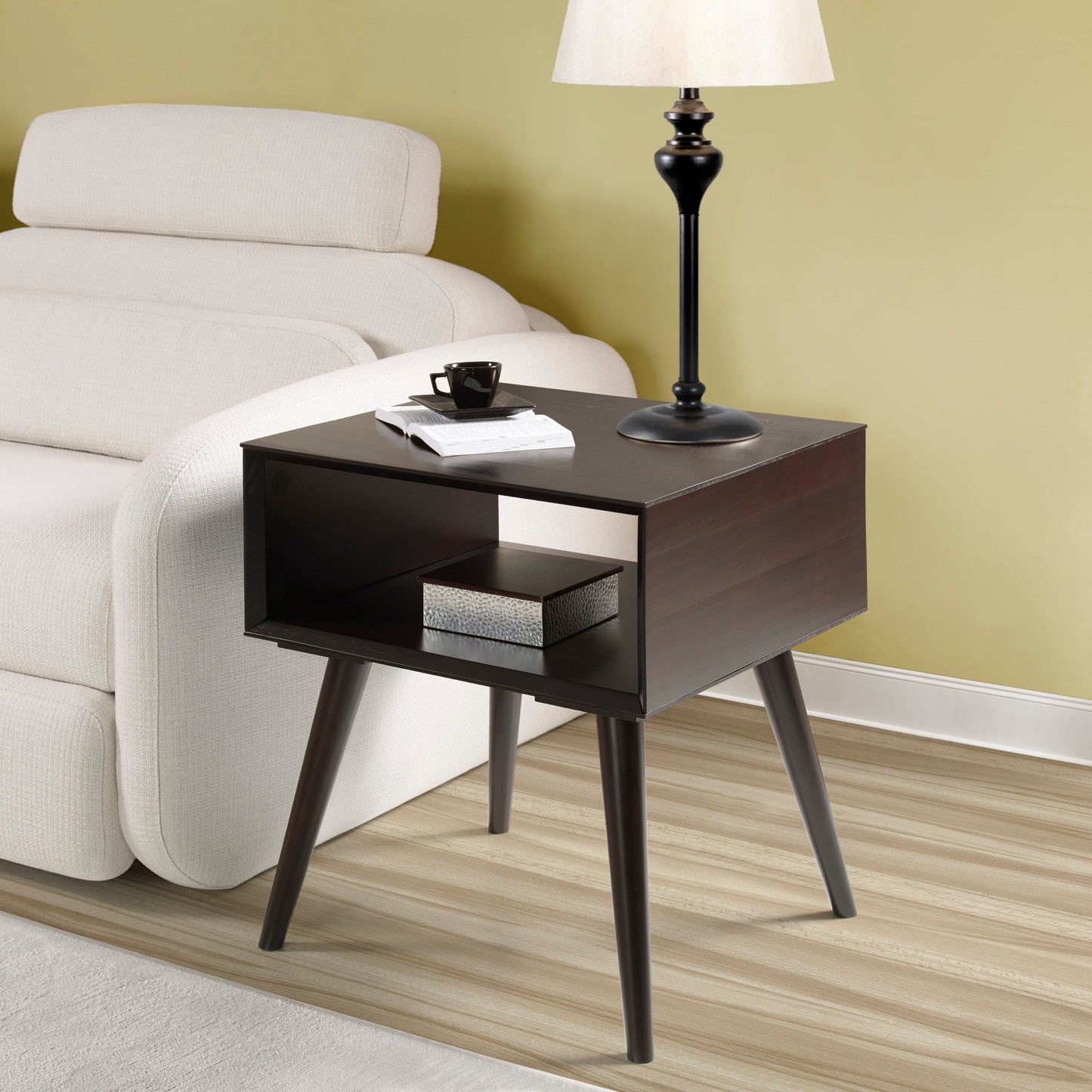 Elin Black End Table