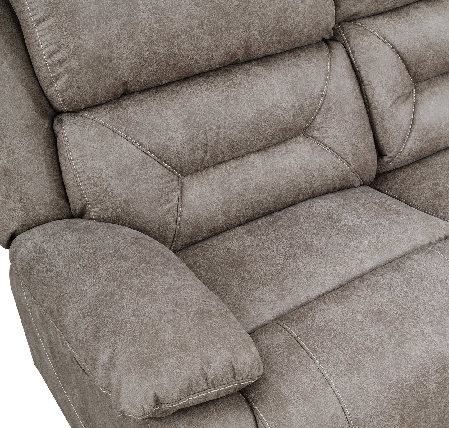 Aria Sand Dual-Power Reclining 3-Pieces Sectional