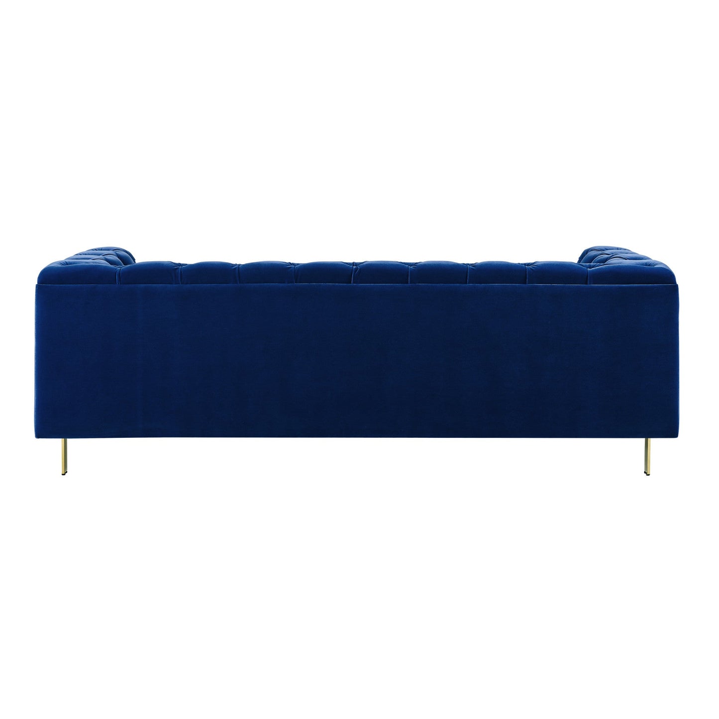 Charlene Blue Velvet Sofa Love 2PC