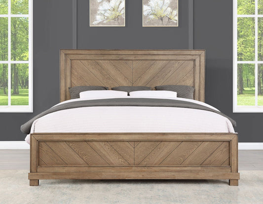 Montana Weathered Sand Queen Bed Footboard w Slats