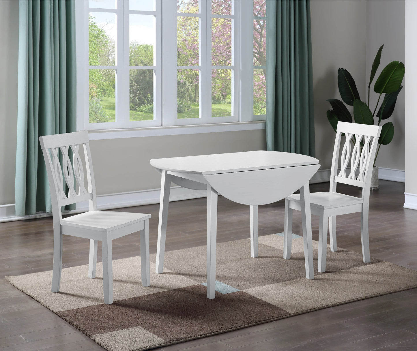 Naples 3pc Drop Leaf Dining Set