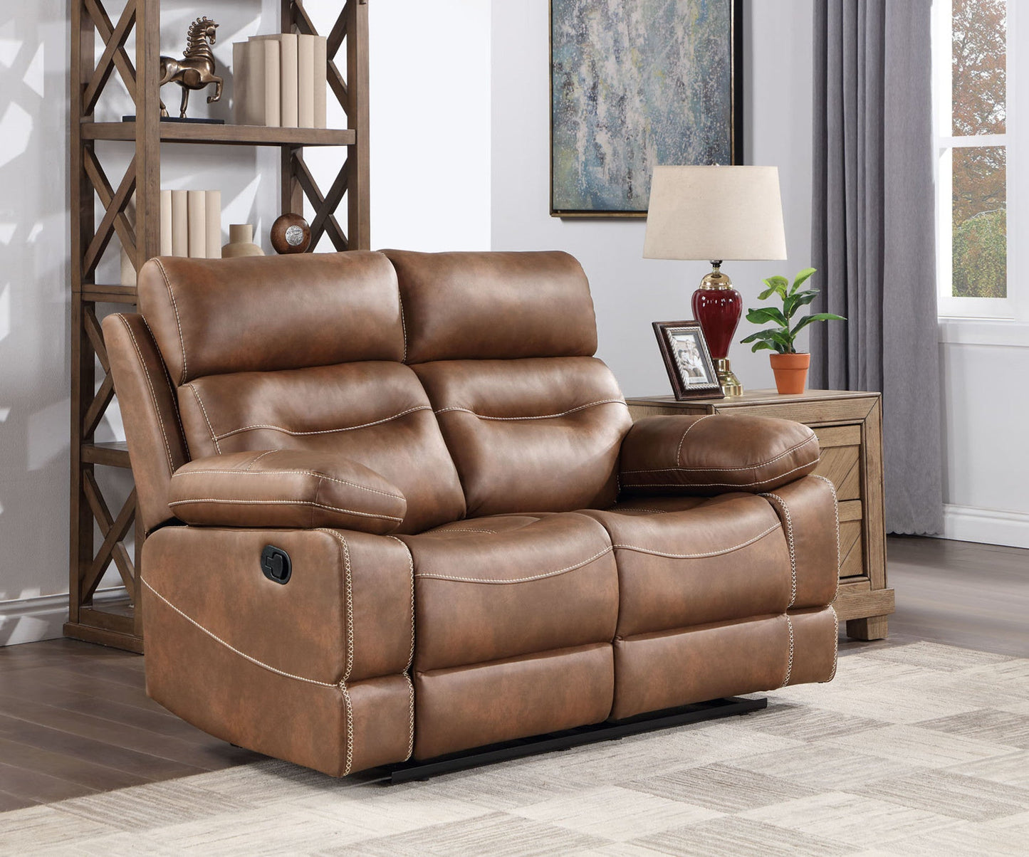 Rudger Brown Manual Motion Loveseat