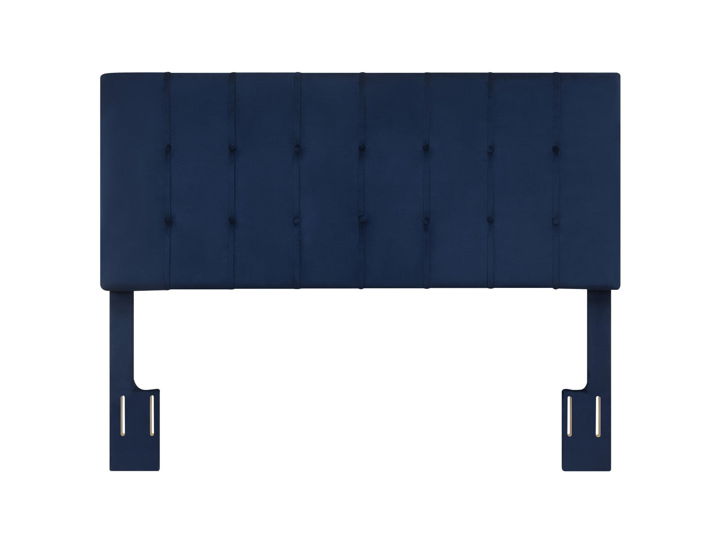 Regina Queen Headboard Blue Velvet