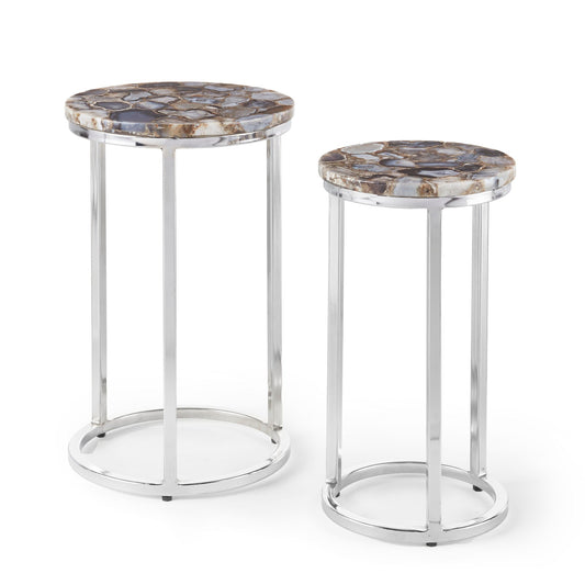 Onyx Agate Top Nesting Table