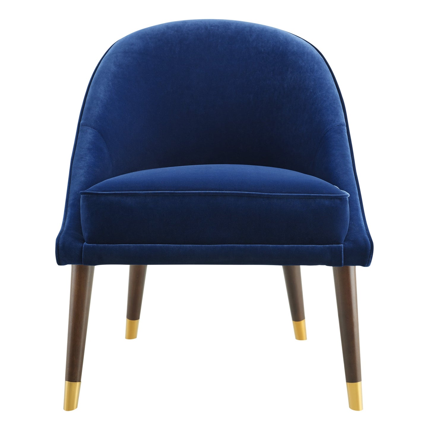 Avalon Velvet Accent Chair Navy