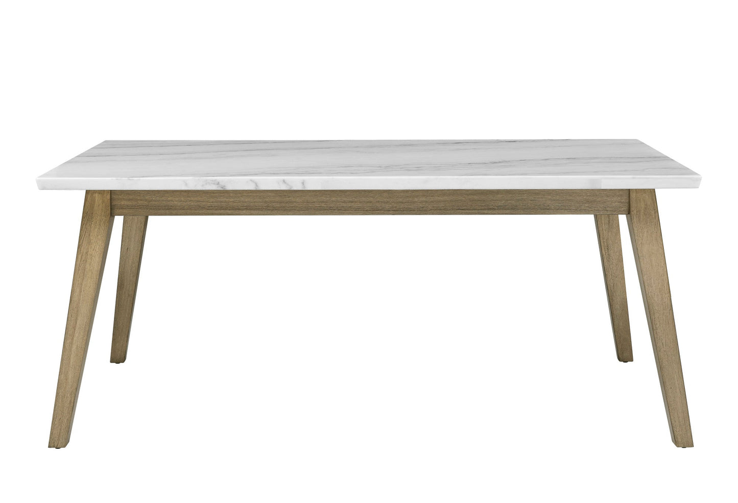 Vida White Marble Top Dining Table