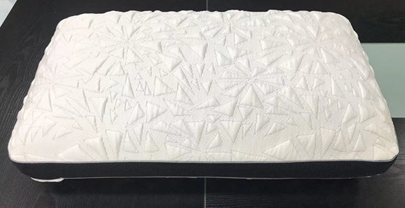 Adjustable Loft Shredded Memory Foam Pillow - Matching Silver Ice Cooling Cover
