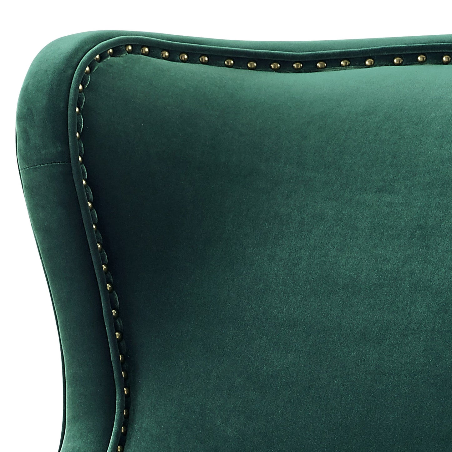 Rosco Velvet Accent Chair w/