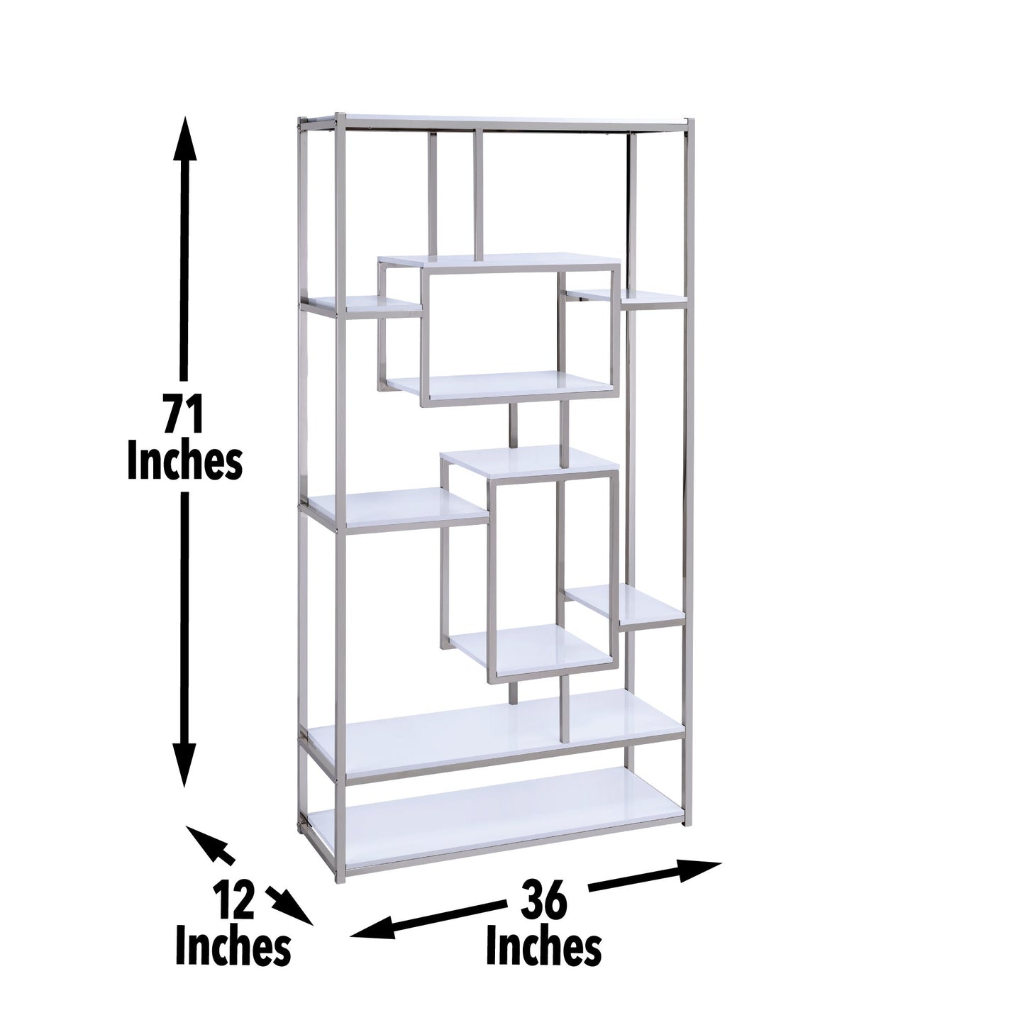 Alize Bookcase White