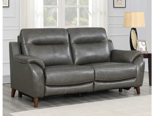 Trento Charcoal Dual Power Sofa