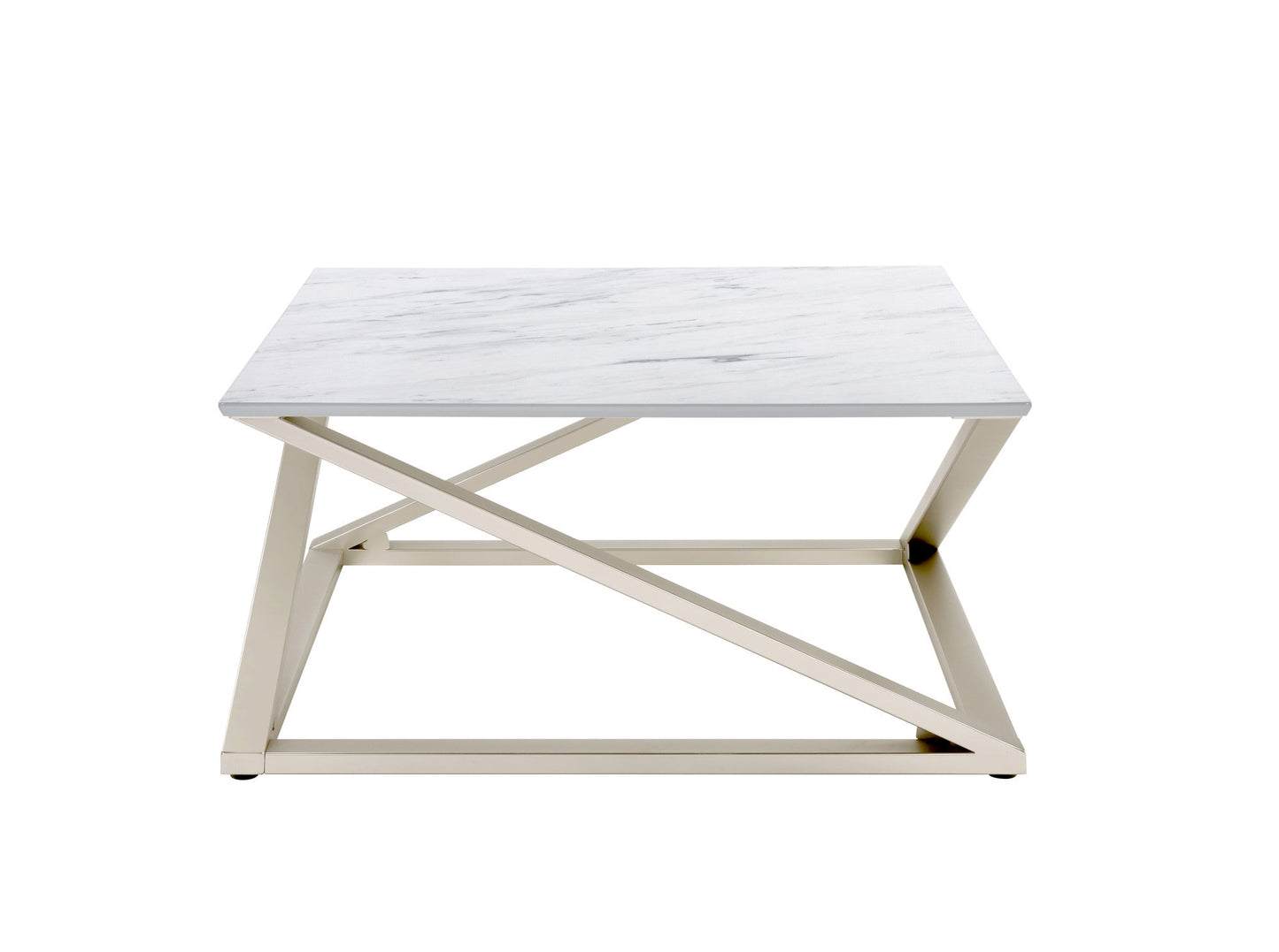 Zurich Faux White Marble Top