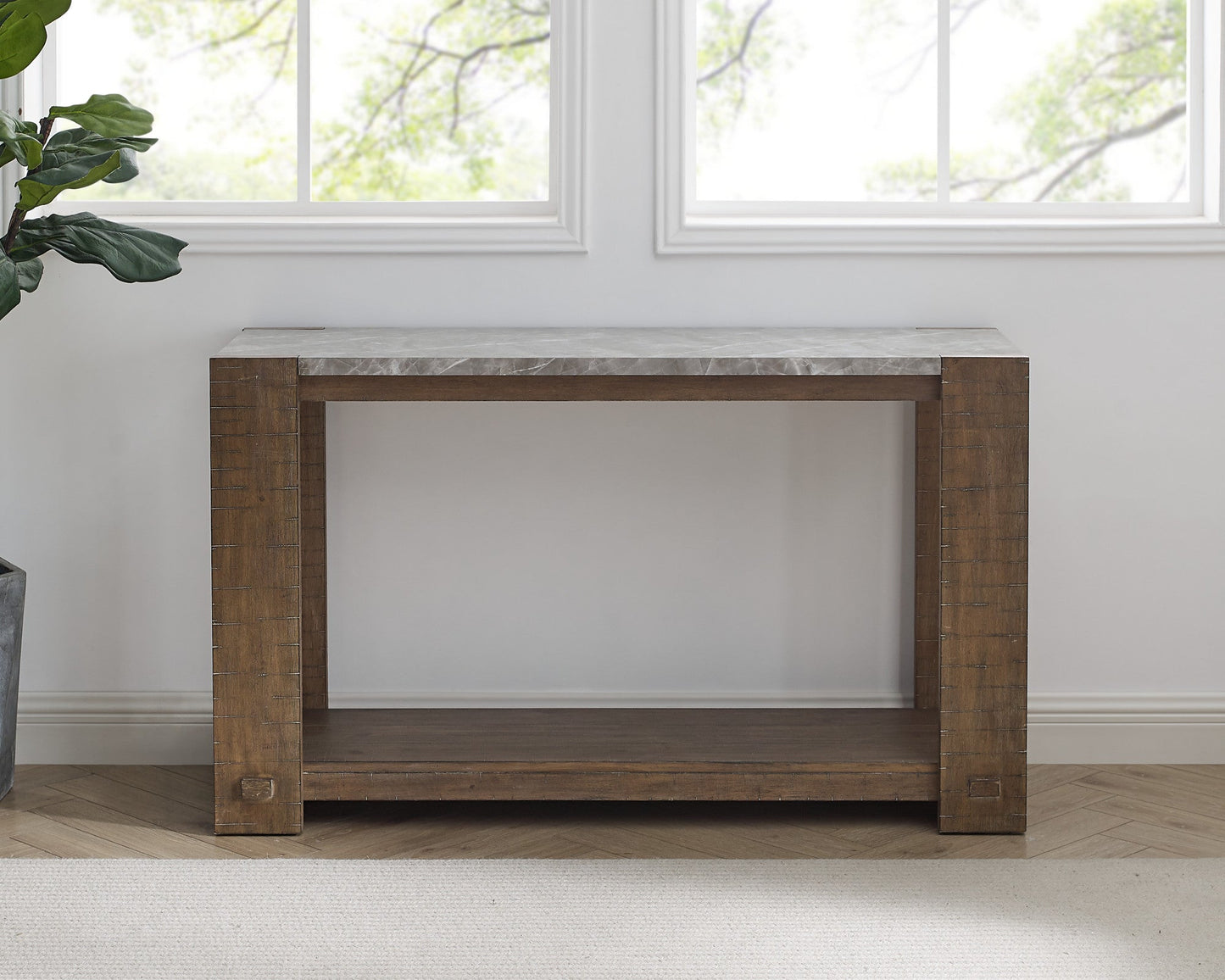 Libby Sintered Stone Sofa Table