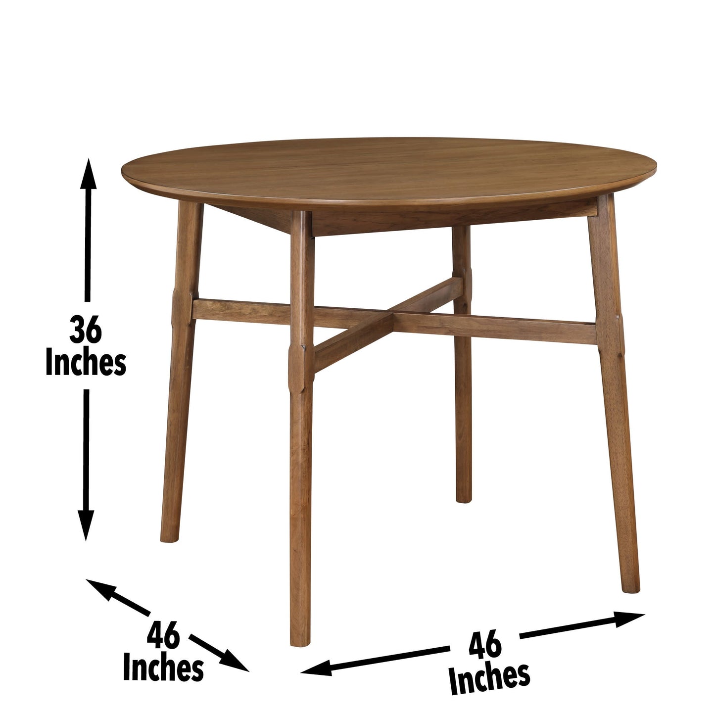 Oslo Brown Round Counter Table