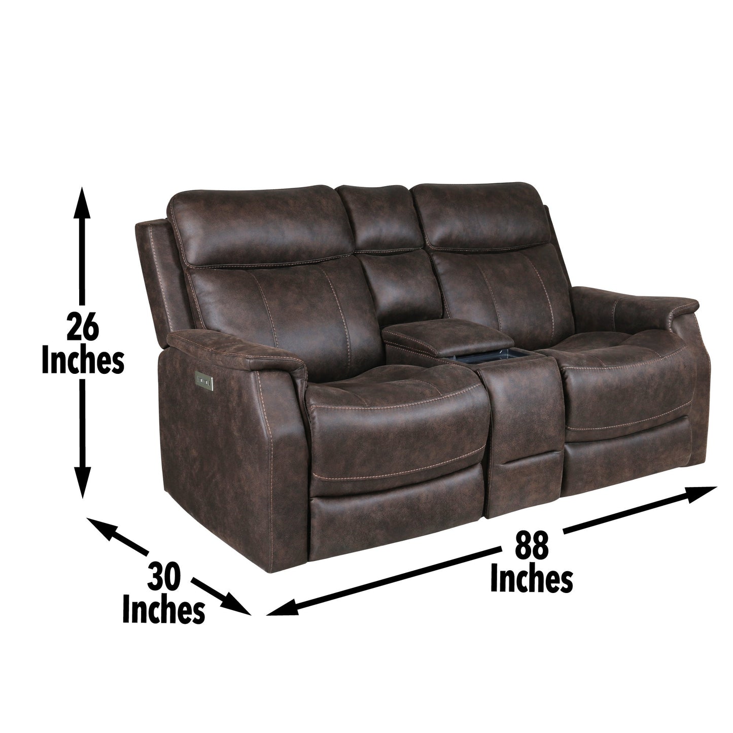 Valencia Pw/Pw Recliner Console