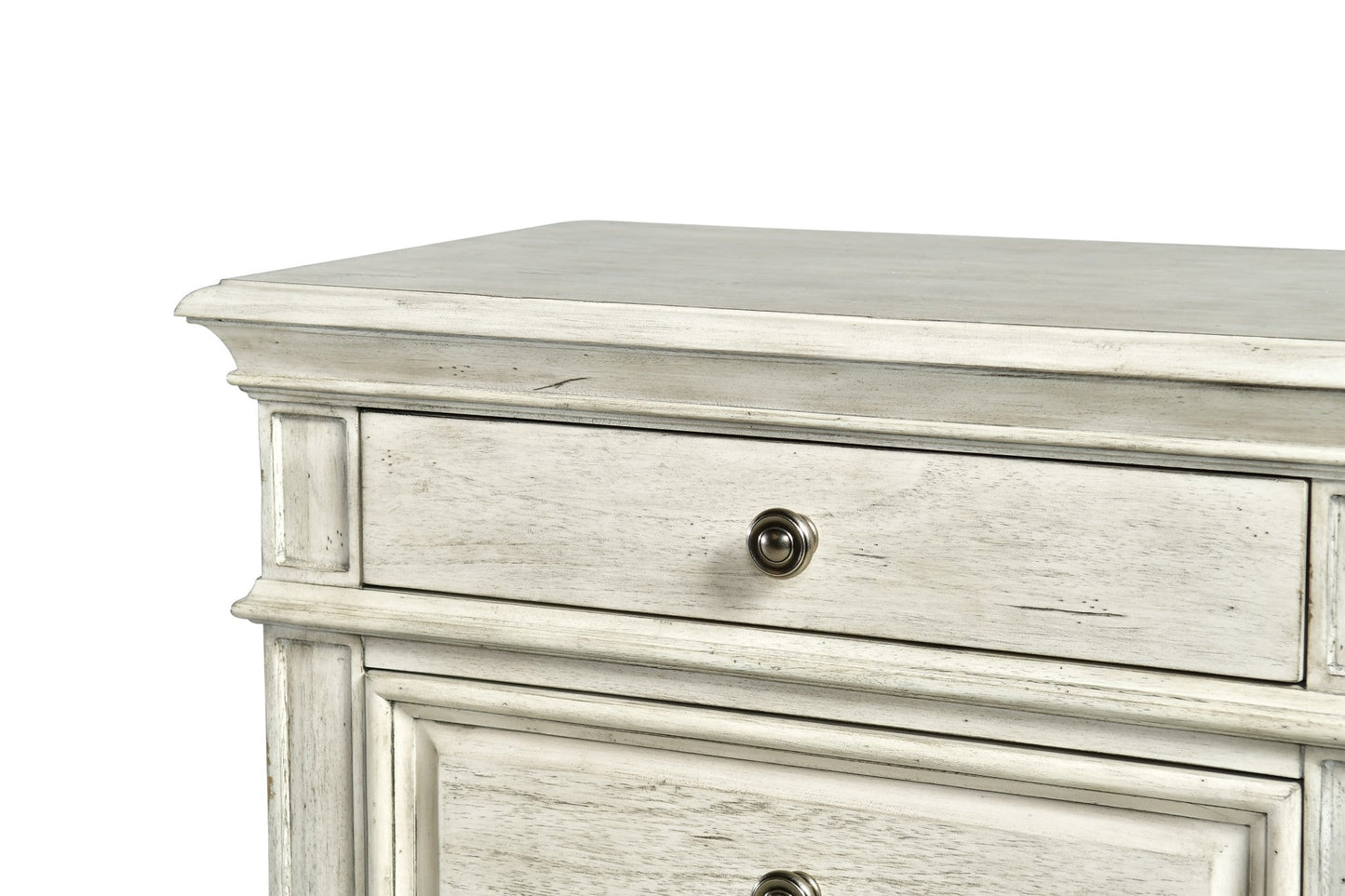 Highland Park Cathedral White Nightstand