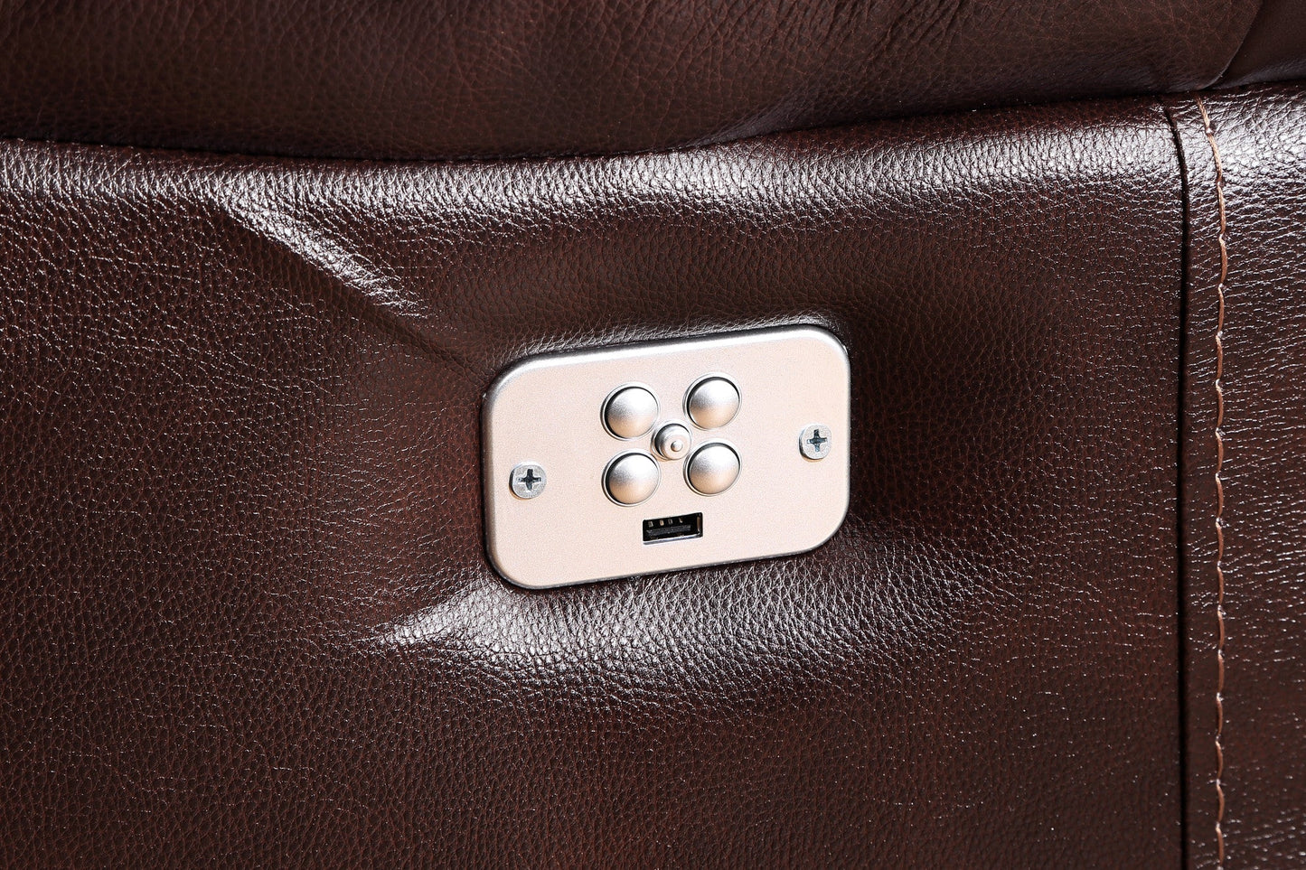 Denver Brown Sectional LAF P/P Recliner