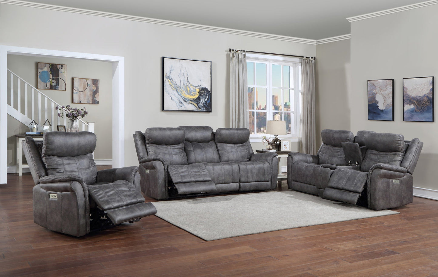 Morrison Pwr/Pwr Recliner Stone