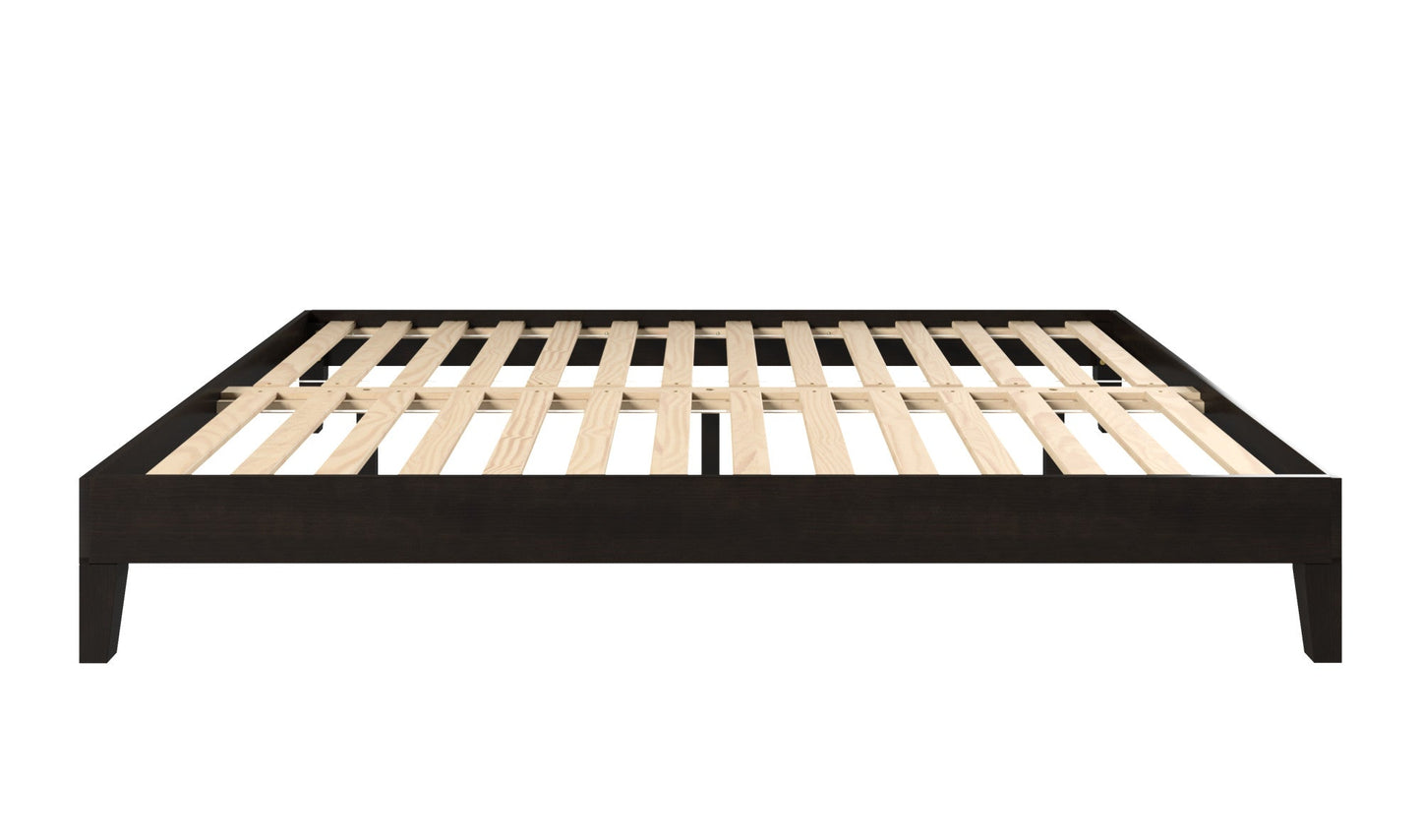 Nix Queen Platform Bed Black