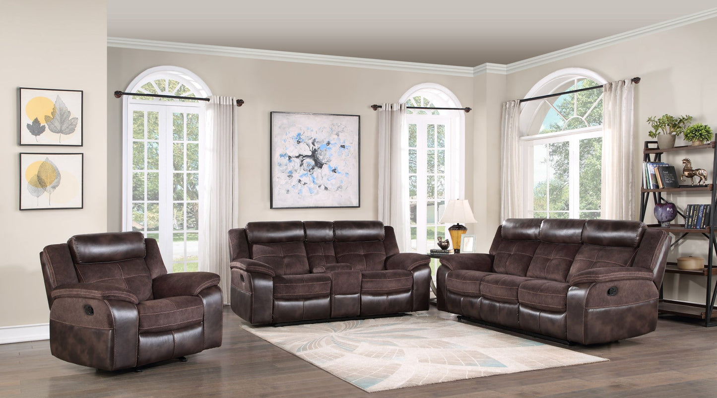 Pueblo Manual Recliner Console